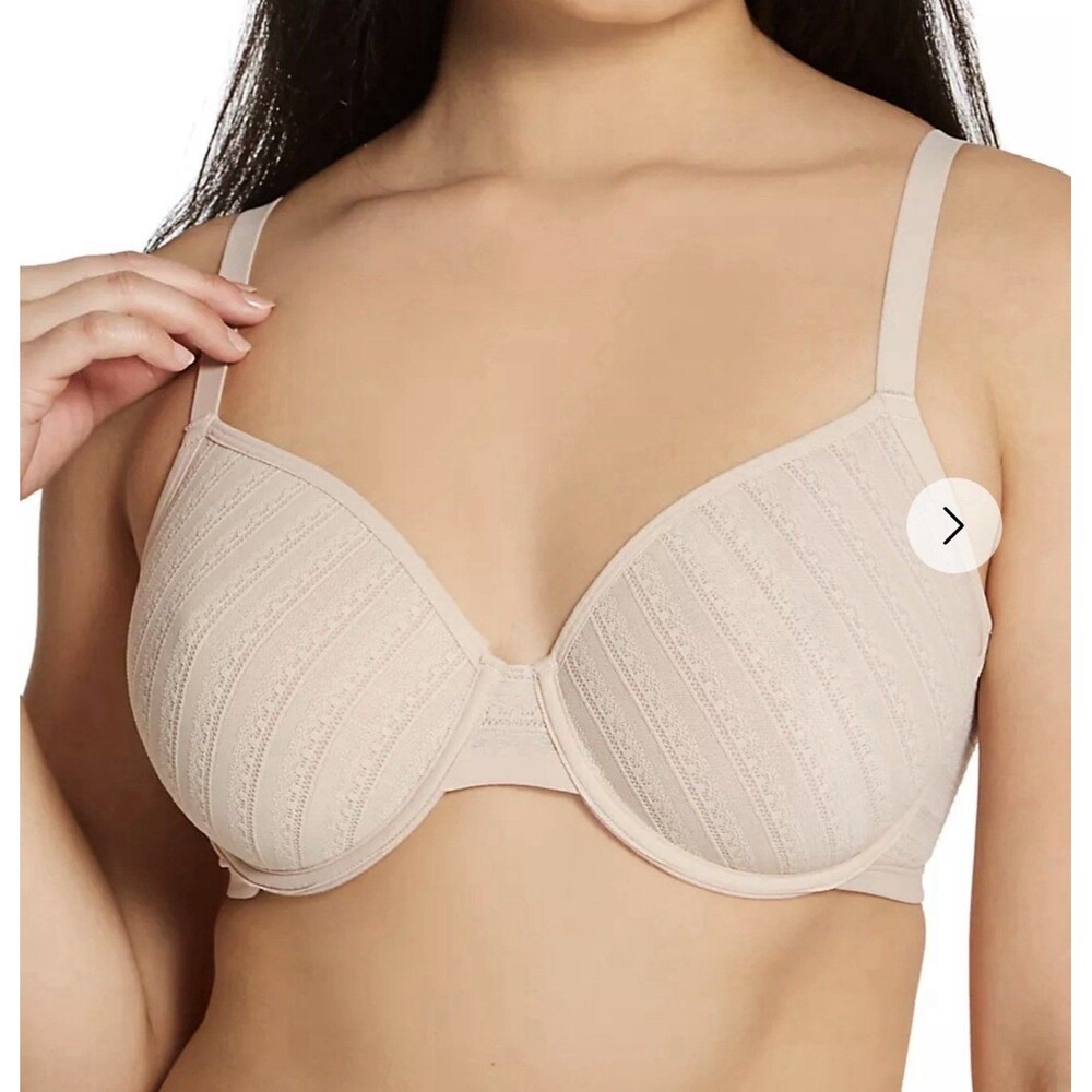 Natori Nouveau Full Fit Underwire Spacer Bra In Light Mocha Sz 36B New